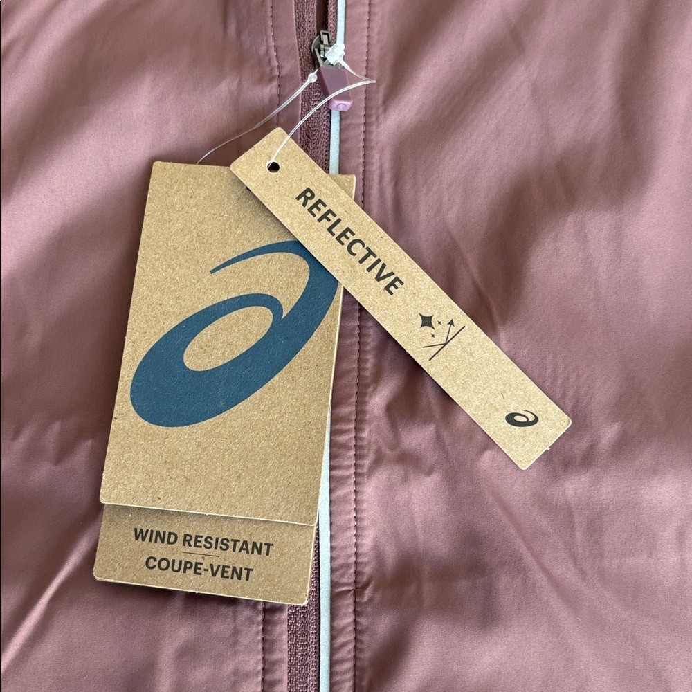 Asics Woven FZ Hooded Run Jacket XS NWT - Picture 5 of 11